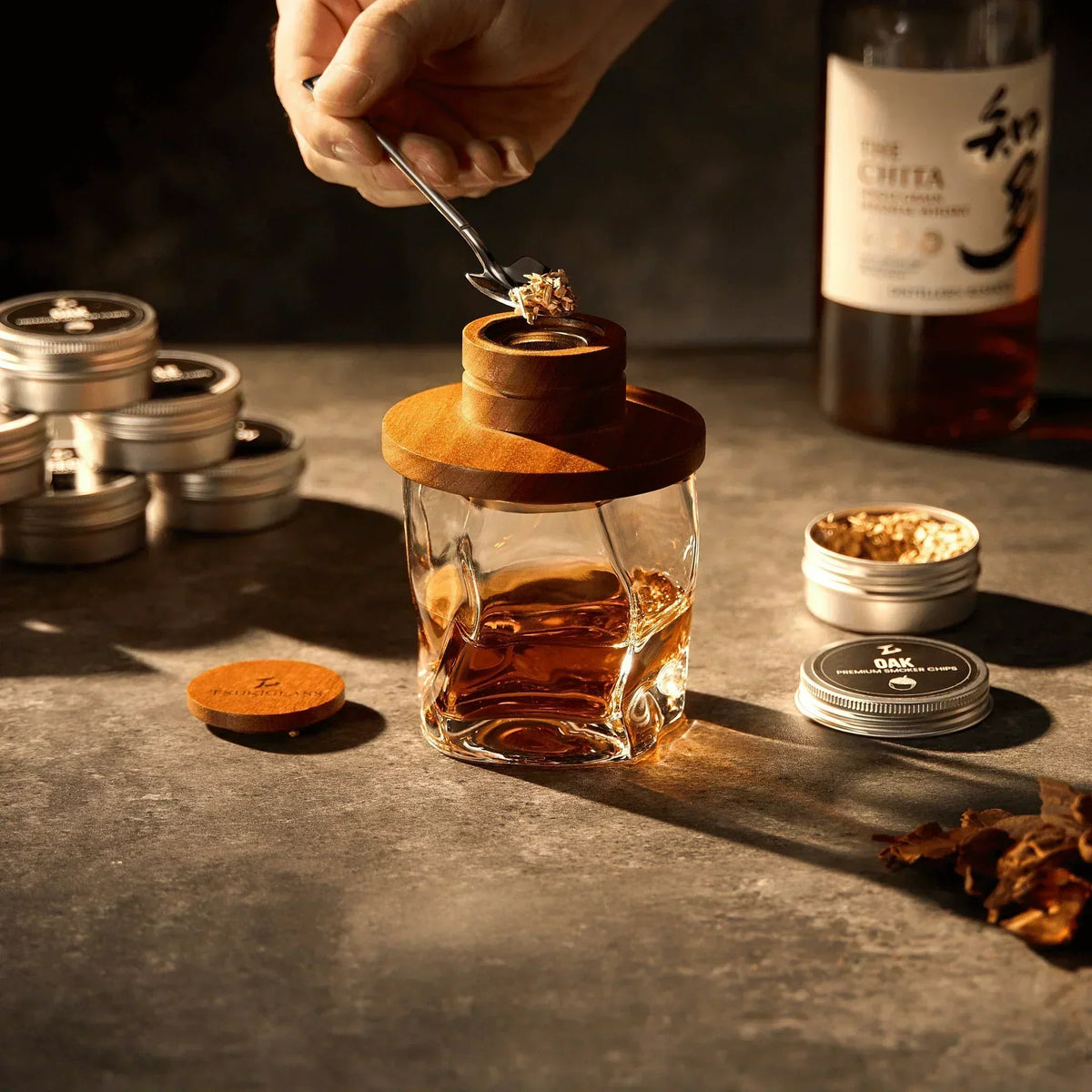 Tsuki Smoker Kit For Cocktails